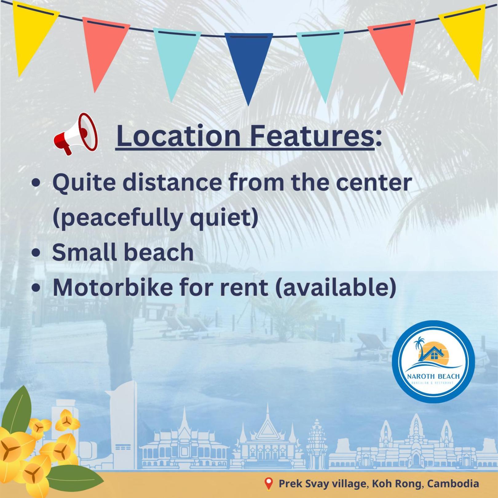 Naroth Beach Bungalow Prek Svay Village Экстерьер фото
