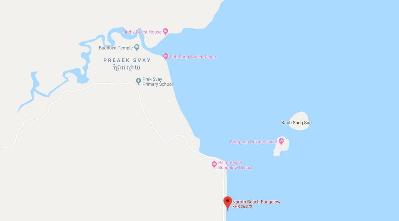Naroth Beach Bungalow Prek Svay Village Экстерьер фото